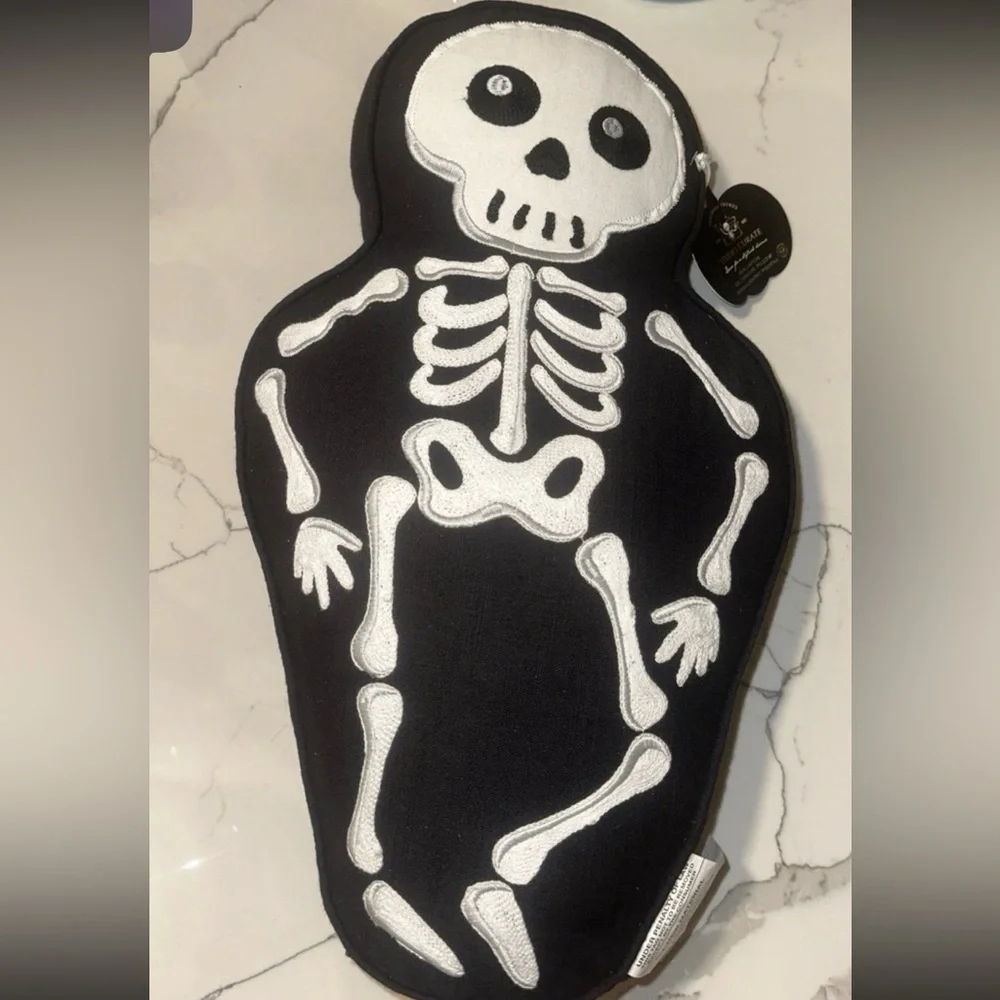 Studio Curate Skeleton Accent Pillow